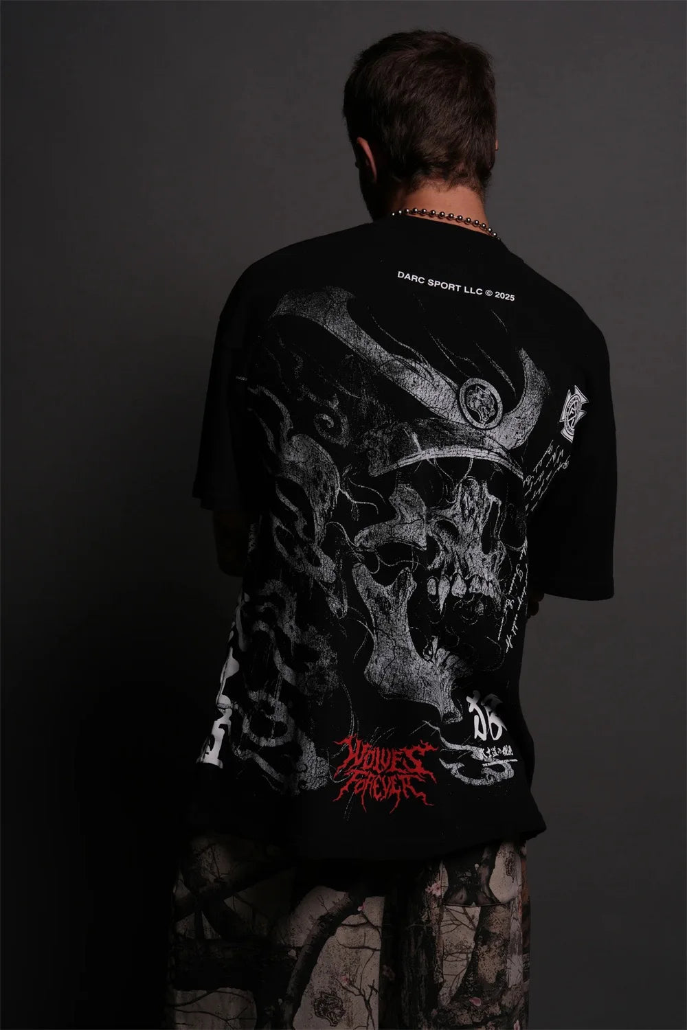 Men's Oversized Martial Arts Graphic Workout T-Shirt