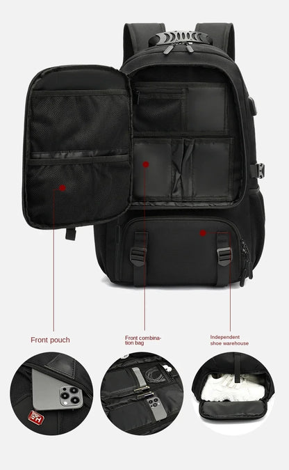 50L 60L 80L Travel Backpack for Women and Men Large Capacity Outdoor Waterproof Men's Business Trip Backpacks Women's Laptop Bag