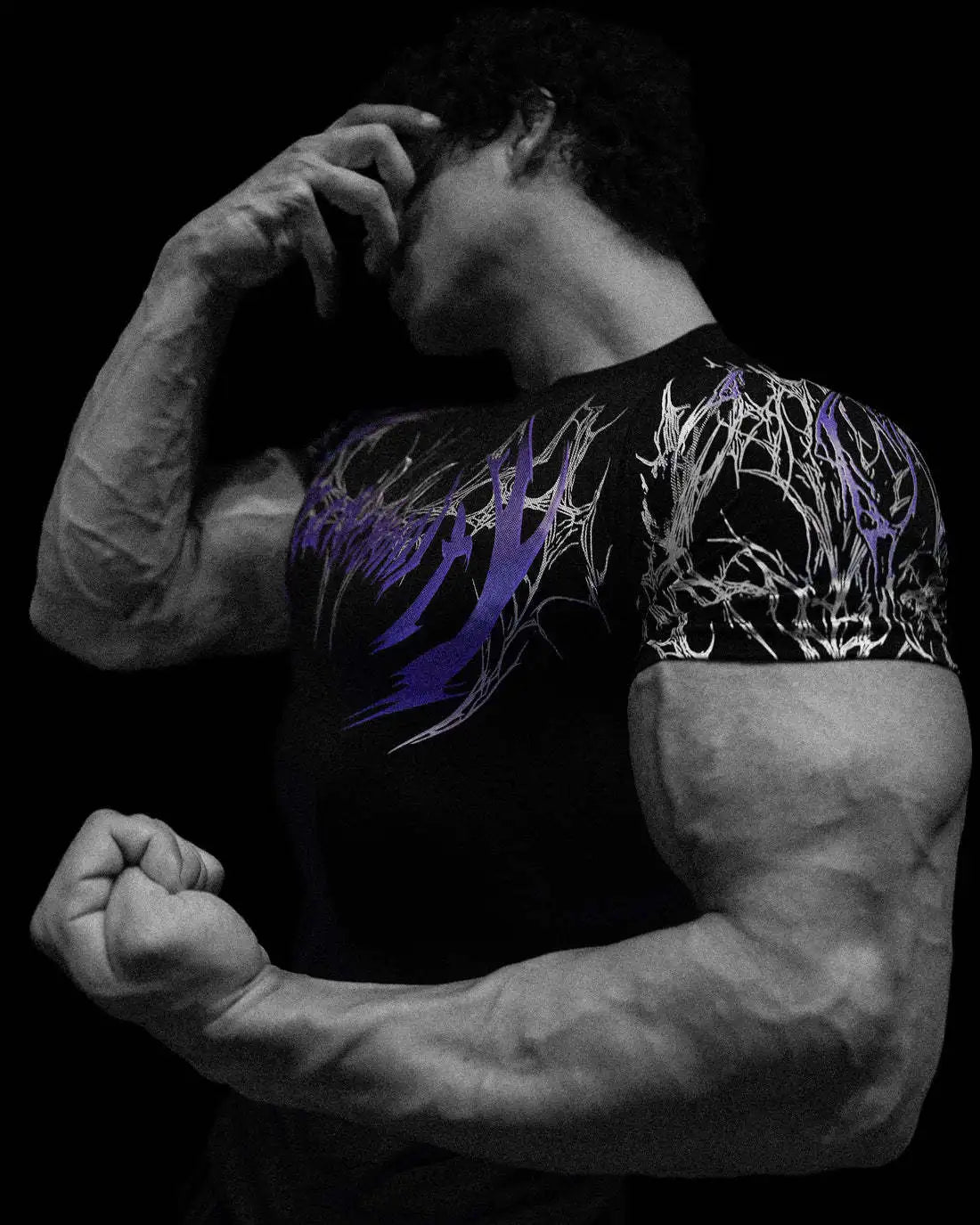 Breathedivinity sports bra compressive high-elasticity training men's and women's short-sleeved quick-drying T-shirts