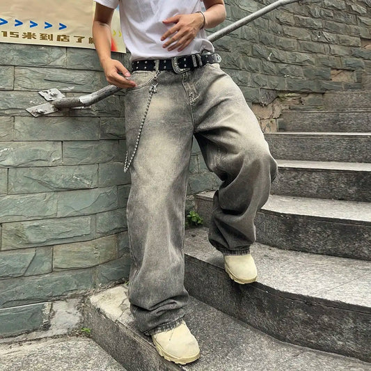Men's Y2K Vintage Streetwear Jeans