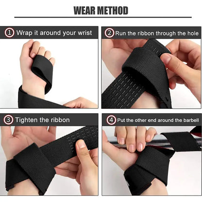Apex Ritual Silicone Lifting Straps – Anti-Slip Deadlift & Strength Grips