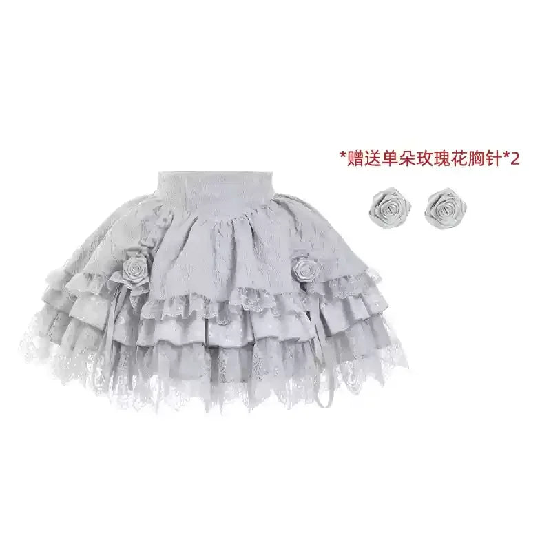 Women's Gothic Camisole Fishtail Skirt Set