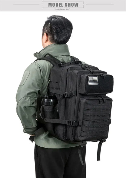Apex Ritual – タクティカルMOLLEバックパック 25L/45L – ミリタリースタイル ジム＆アウトドア ハイキングリュックサック