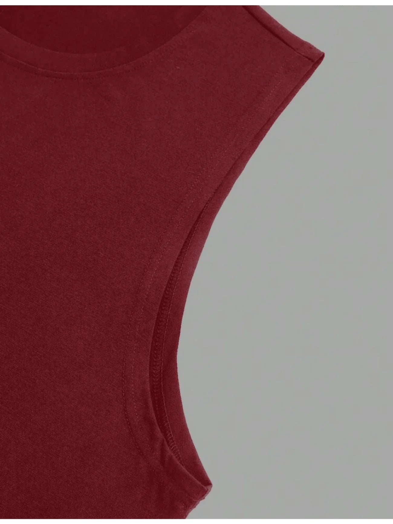 Men's White Sleeveless T-Shirt Tank Top Casual Loose Fit O-Neck Basic Vest Summer Gym Workout Streetwear Tops