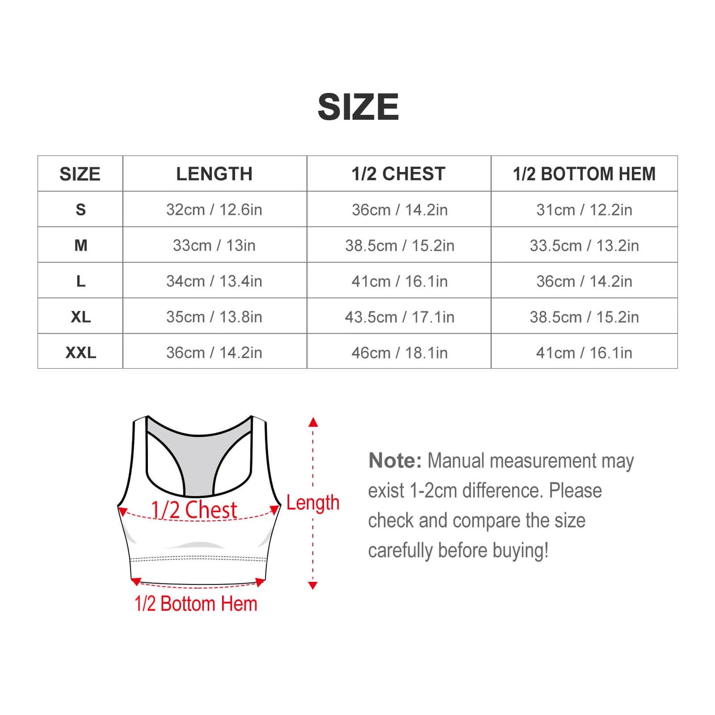 I Love BBC Design Racerback Sports Bras for Women - Padded Seamless Support Bra for Yoga Gym Workout Fitness