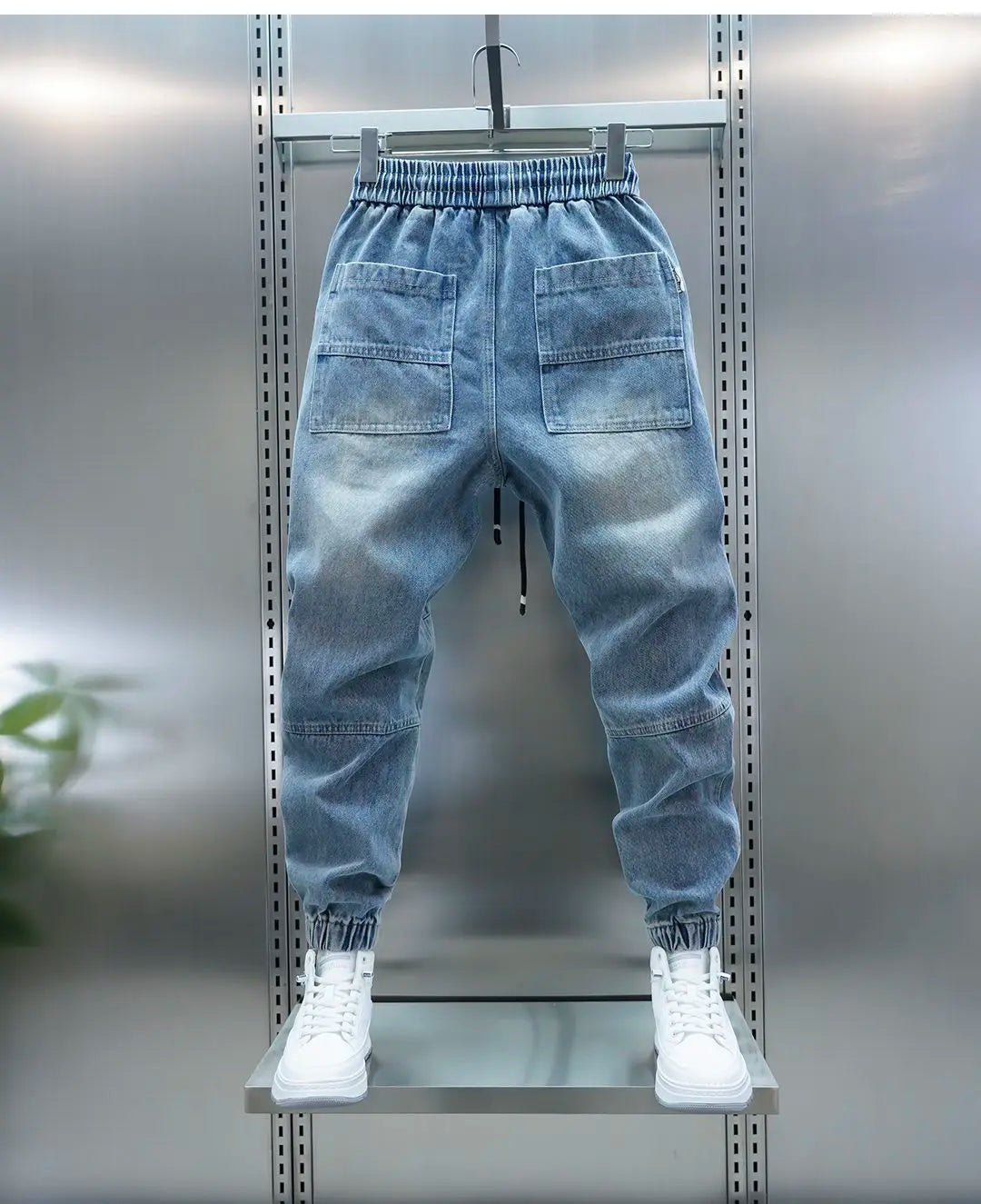 Fashionable Harem Jeans Outdoor Casual Men's Trousers Luxury Brand Men Clothing