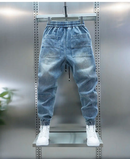 Fashionable Harem Jeans Outdoor Casual Men's Trousers Luxury Brand Men Clothing