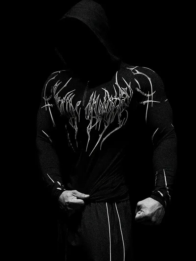 Men's Half-Zip Quick-Dry Training Hoodie