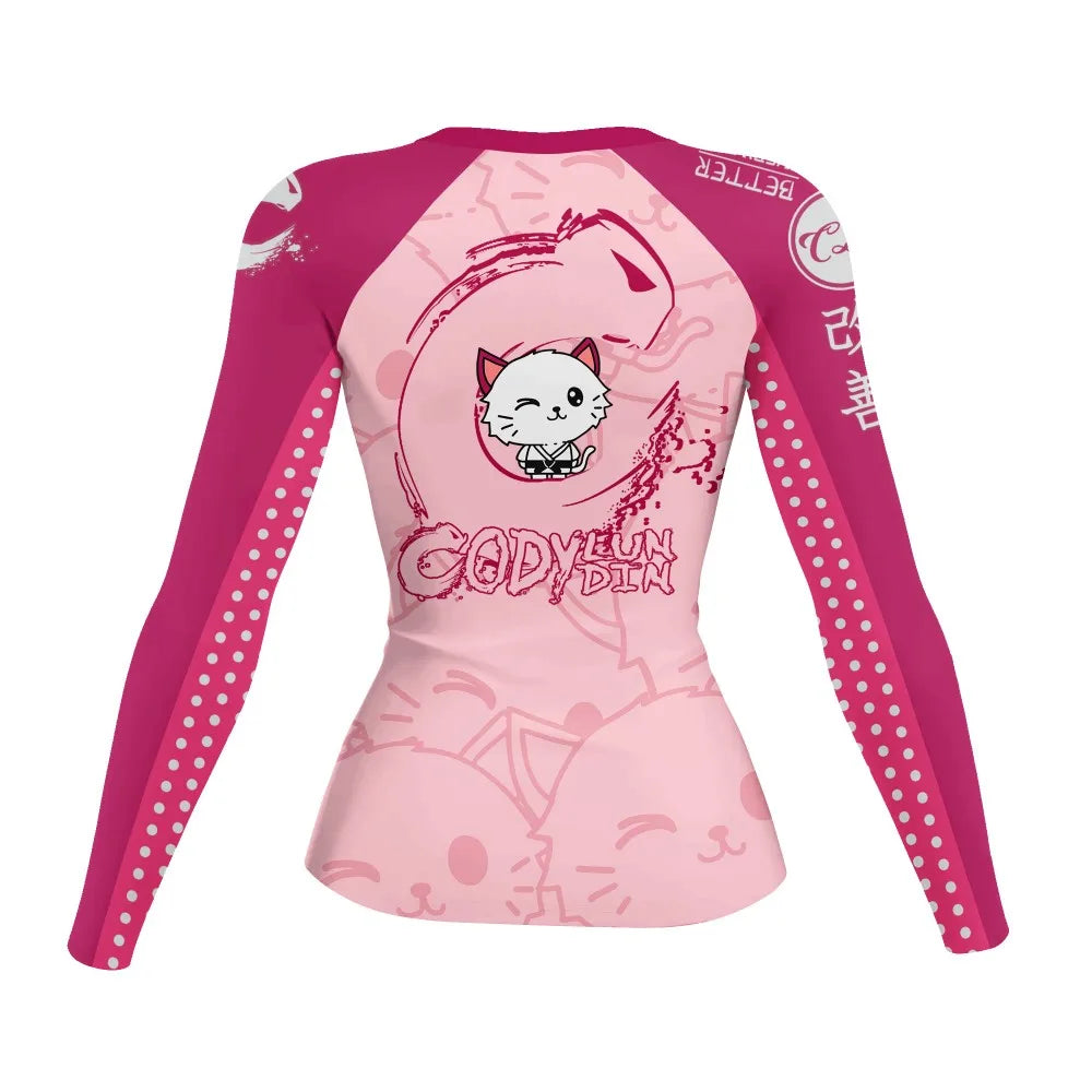 Apex Ritual – Women's MMA Tracksuit Set (4pcs) – BJJ Boxing Rashguard, Grappling & Muay Thai Shorts