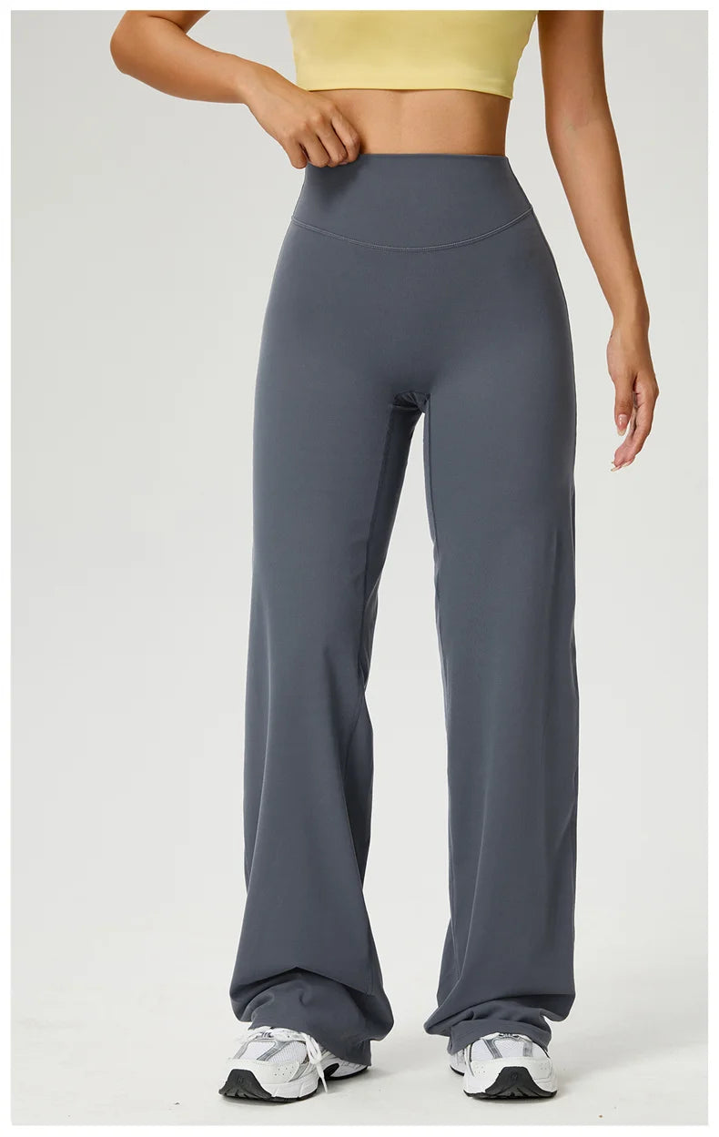 Women's Workout Wide-Leg High-Waist Leggings