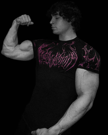 Breathedivinity Fitness Compression High-Elastic Training Short-Sleeved Quick-Dry T-Shirt