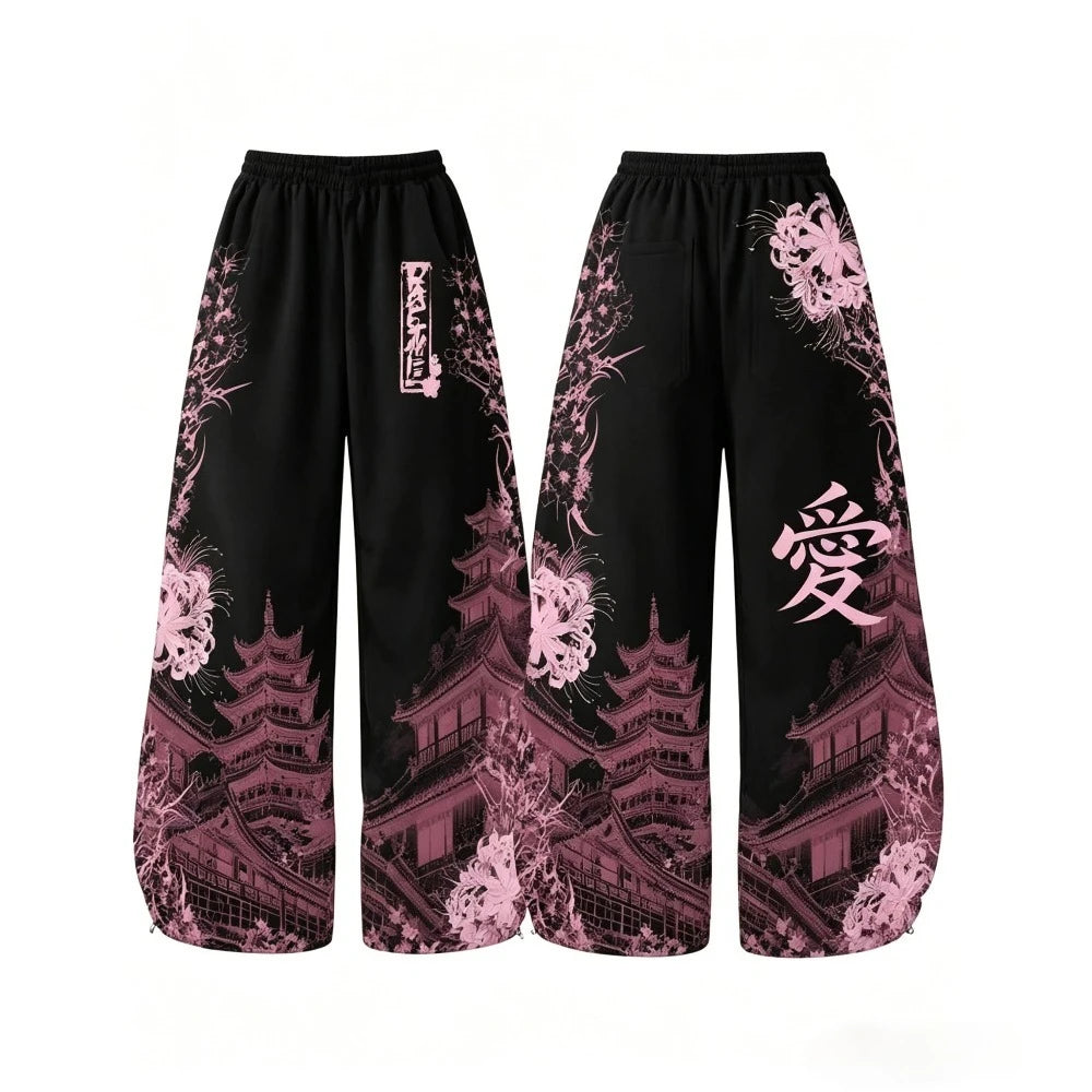2026 Streetwear Gothic Retro Y2K Loose Harajuku Trendy Men and Women Hip Hop Fashion Casual Versatile Couple Wide Leg Pants