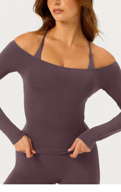 Women's Workout Wide-Leg High-Waist Two-Piece Set