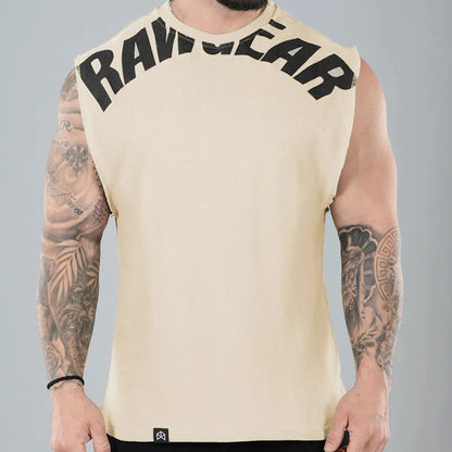 Men's Summer Cotton Tank Top Muscle Gym Fitness Workout Sleeveless Shirts O-Neck Vest Casual Sports Tops Male Trendy Breathable