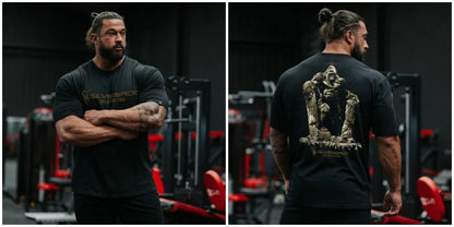 Apex Ritual – オーバーサイズ ジムTシャツ – ゆったり 通気性 ボディビルディング フィットネスTシャツ
