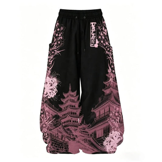 Streetwear Gothic Retro Y2K Loose Harajuku Trendy Unisex Hip Hop Fashion - APEX RITUAL women's pants