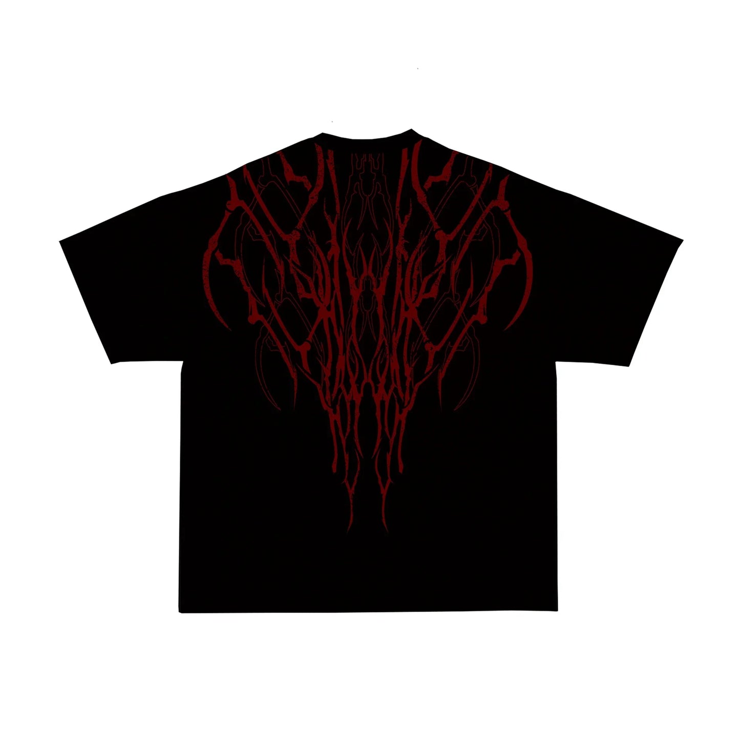 T shirt Men Dark Oversized Cotton Tee Skull Print Workout Gym Top Streetwear Fitness Clothing Alternative Fashion