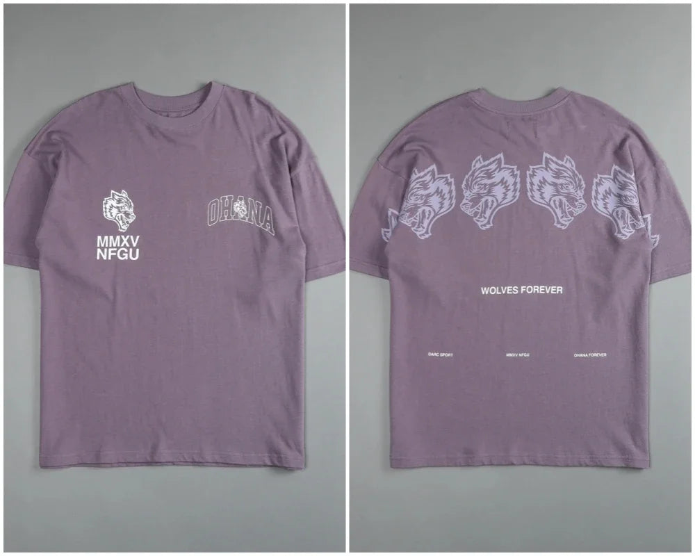 Women's Wolf Graphic Cotton Training T-Shirt