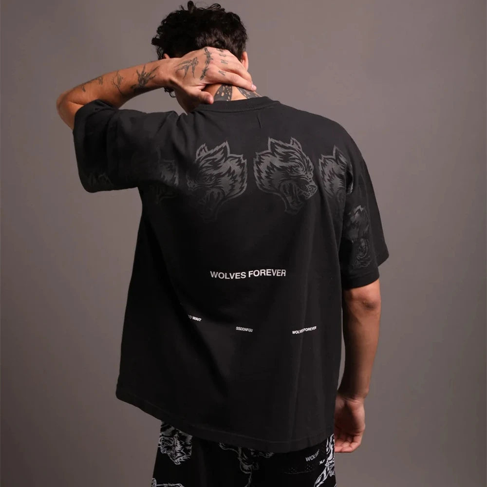 Apex Ritual – 純綿半袖プリントカップルTシャツ – 男女兼用フィットネススポーツウェア