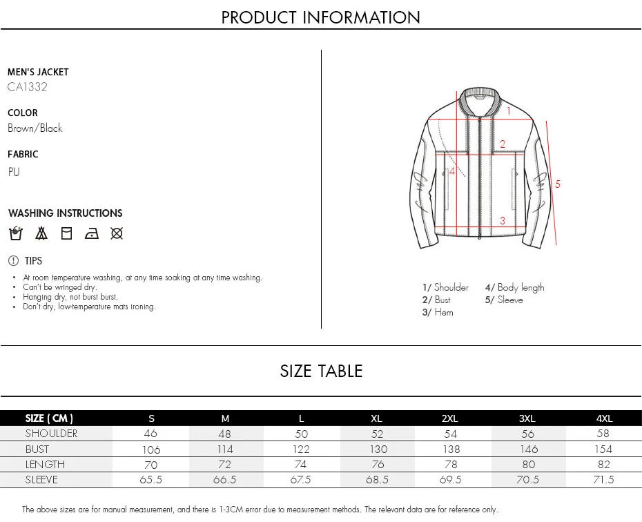 CARANFIER Men PU Leather Jacket Male Moto Biker Hooded Luxury Coats Clothing Faux Vintage Outerwear Chaqueta Hombre Dropshipping