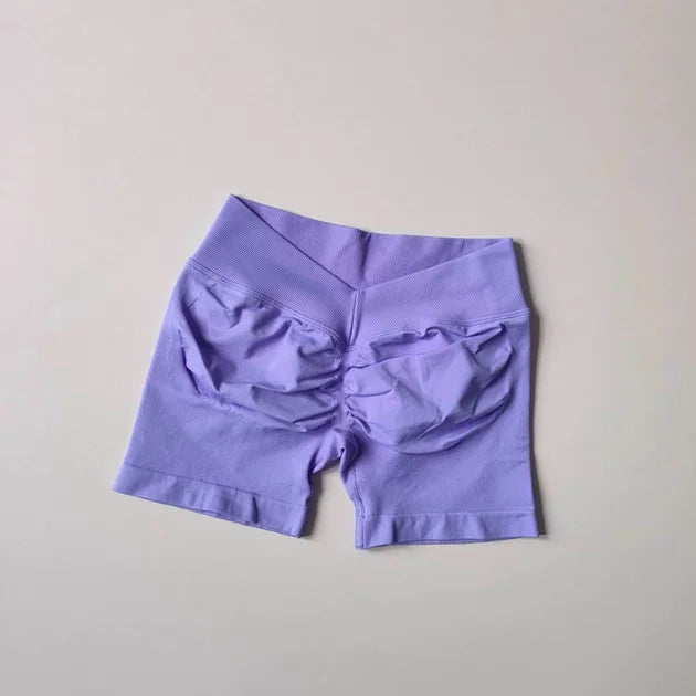 APEX RITUAL ウィメンズ シームレス トレーニングショーツ – Vウエストコンプレッション