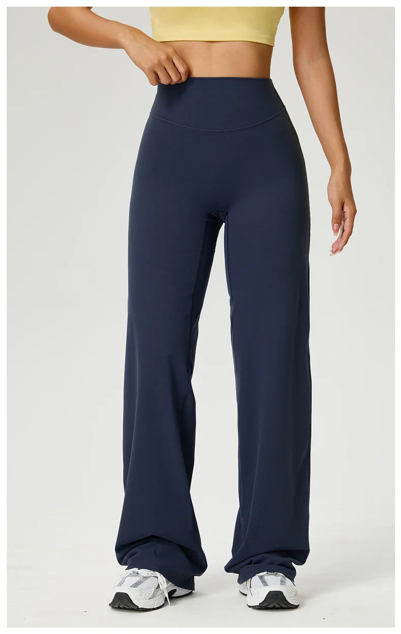 Women's Workout Wide-Leg High-Waist Leggings