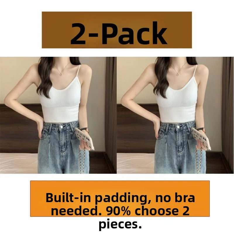 Women's Padded Sporty Strap Tank Top