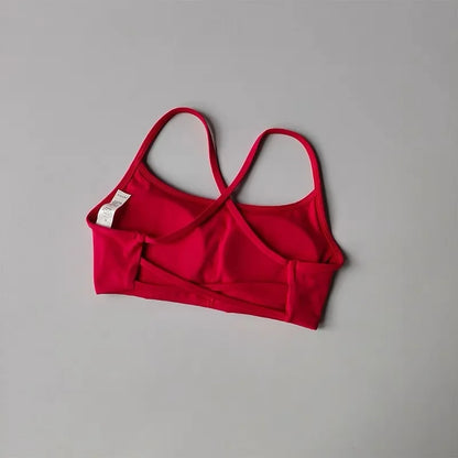 Women's Summer Yoga Apparel: Breathable Underwear, Sports Bra for Running, Push-Up Shaping, and Shock-Proof Top