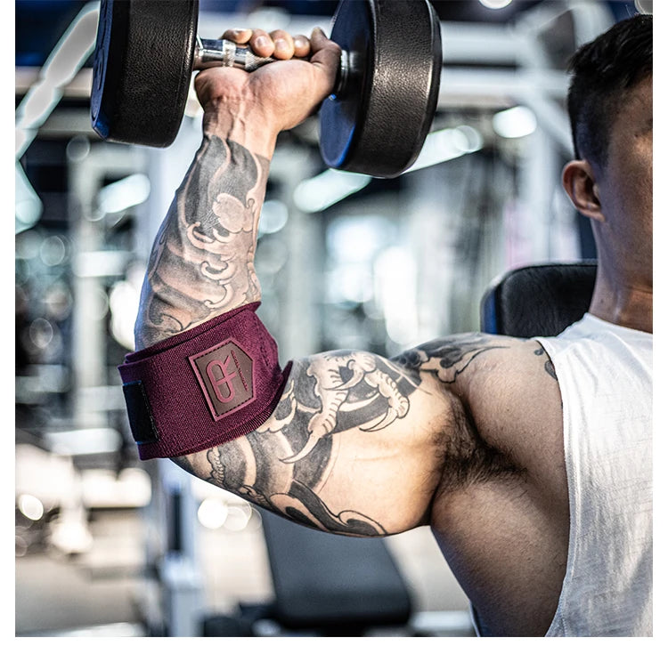 Elbow Straps Gym Fitness Weight Lifting Elbow Wraps High Elastic Sport Crossfit Elbow Support Workout Protector