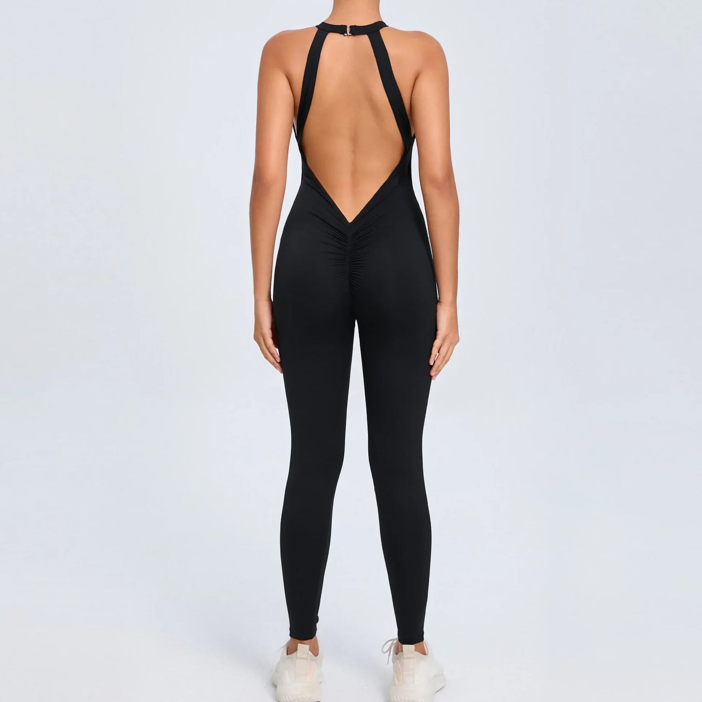 Women's Workout Coffee Jumpsuit