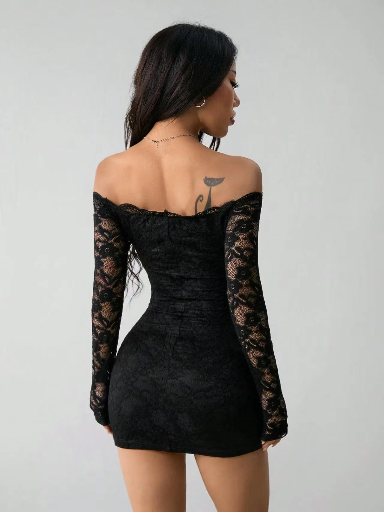 Women's Black Bodycon Camisole Mini Dress