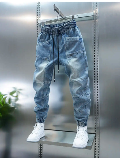 Fashionable Harem Jeans Outdoor Casual Men's Trousers Luxury Brand Men Clothing