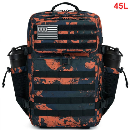 Apex Ritual 45L Tactical Backpack – Waterproof Sports, Travel & Hiking Rucksack