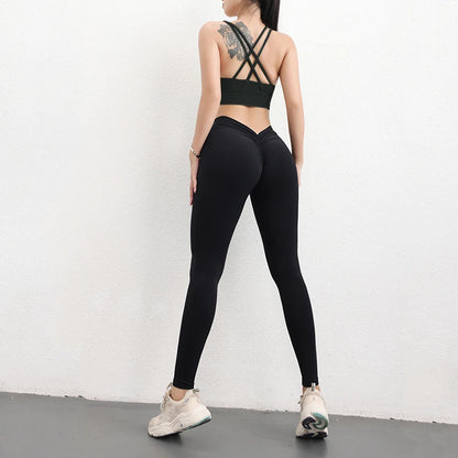 Women's Workout Slim Fit High-Waist Two-Piece Set
