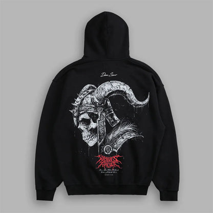 Men's Fleece-Lined Oversized Graphic Sweatshirt