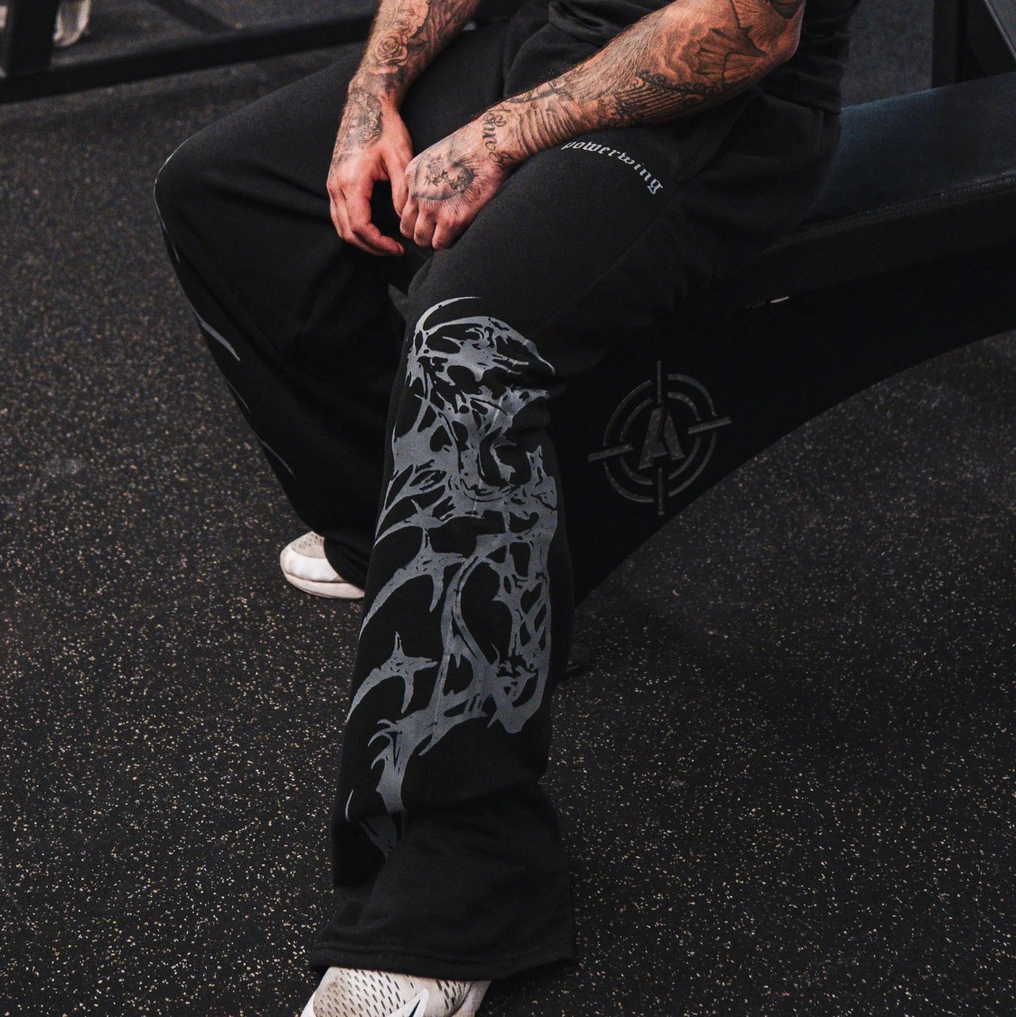 T shirt Men Dark Oversized Cotton Tee Skull Print Workout Gym Top Streetwear Fitness Clothing Alternative Fashion