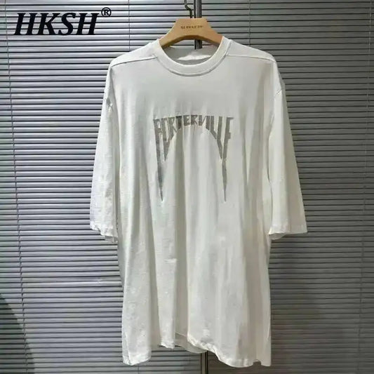 Men's Gothic Letter Print T-Shirt
