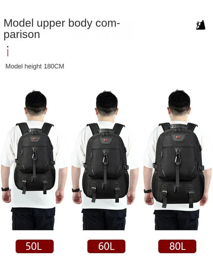 50L 60L 80L Travel Backpack for Women and Men Large Capacity Outdoor Waterproof Men's Business Trip Backpacks Women's Laptop Bag