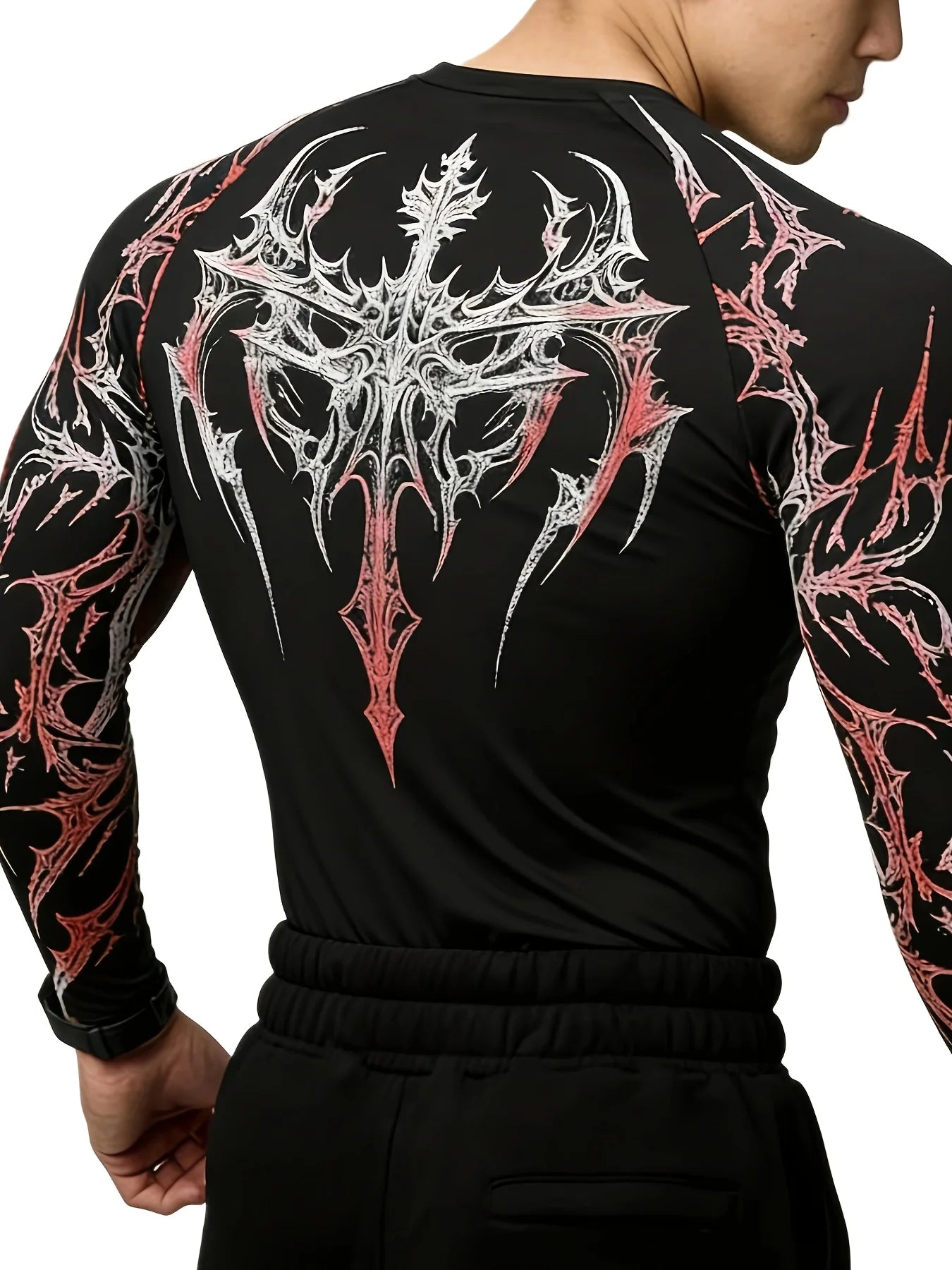 Men's Quick-dry Sports Shirt Running Fitness Long-sleeve T-shirt Men's Casual Athletic Shirt Training Muscle-defining Fit
