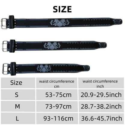Viking Weight Lifting Belt 10cm Wide Powerlifting Belt, Gym Heavy Duty Fitness Belt for Men Women Weightlifting, Deadlift, Squat