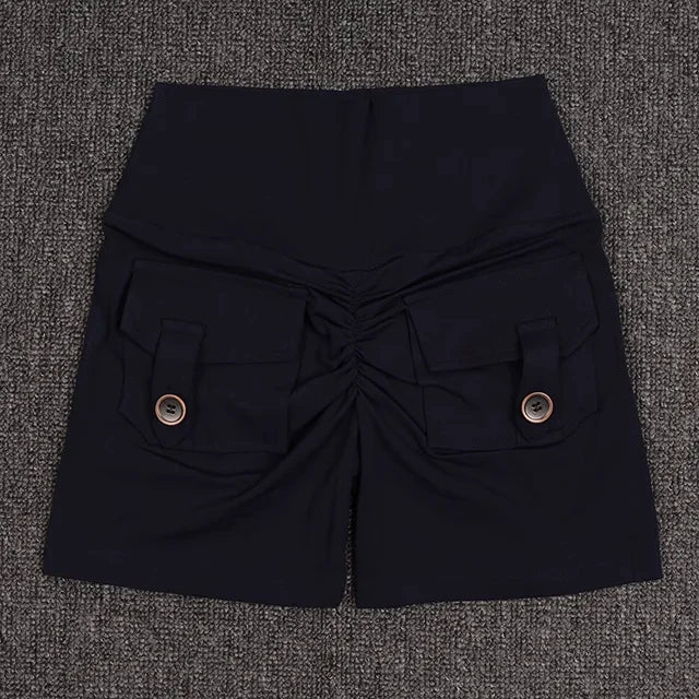 Women's Workout Slim Fit High-Waist Shorts
