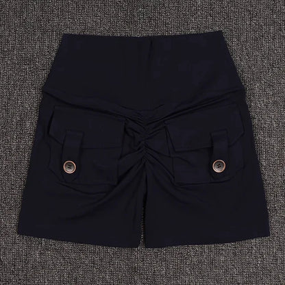 Women's Workout Slim Fit High-Waist Shorts