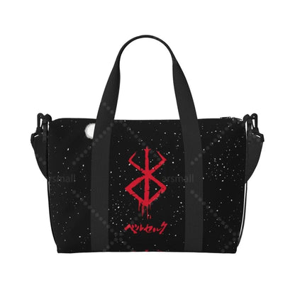 Apex Ritual – アニメプリントトラベルトートバッグ – 防水多目的ジム＆フィットネスウィークエンダーバッグ