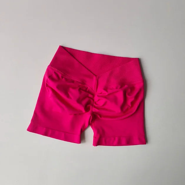 APEX RITUAL ウィメンズ シームレス トレーニングショーツ – Vウエストコンプレッション