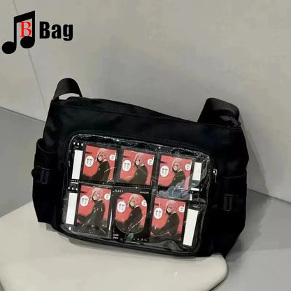 Japanese One shoulder large capacity female Ita Bags Y2K Spice Girl Uniform bag Comic Exhibition Goth Lolita Women Computer bag