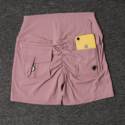 Women's Workout Slim Fit High-Waist Shorts