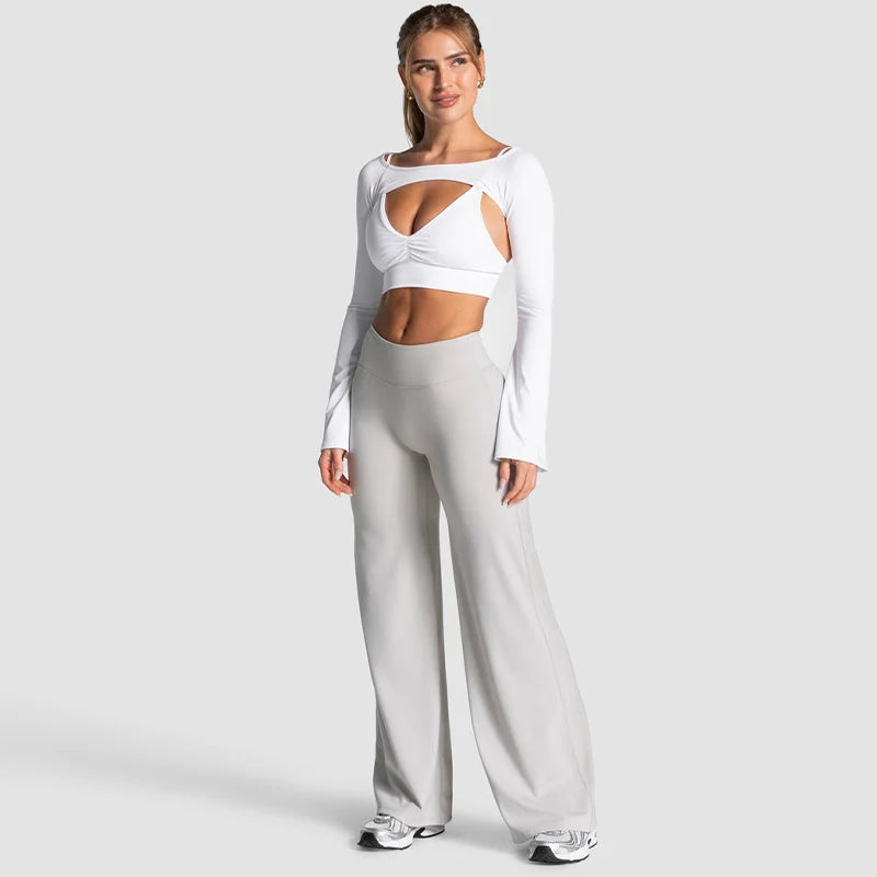 Women's Scrunch Wide-Leg Yoga Pants