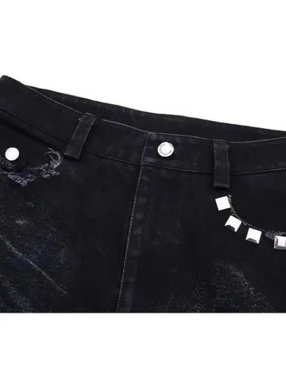 Black Jeans Women Vintage High Waisted Cargo Jeans Straight 2026 Summer Casual Loose Big Size Wide Leg Denim Baggy Pants Y2K