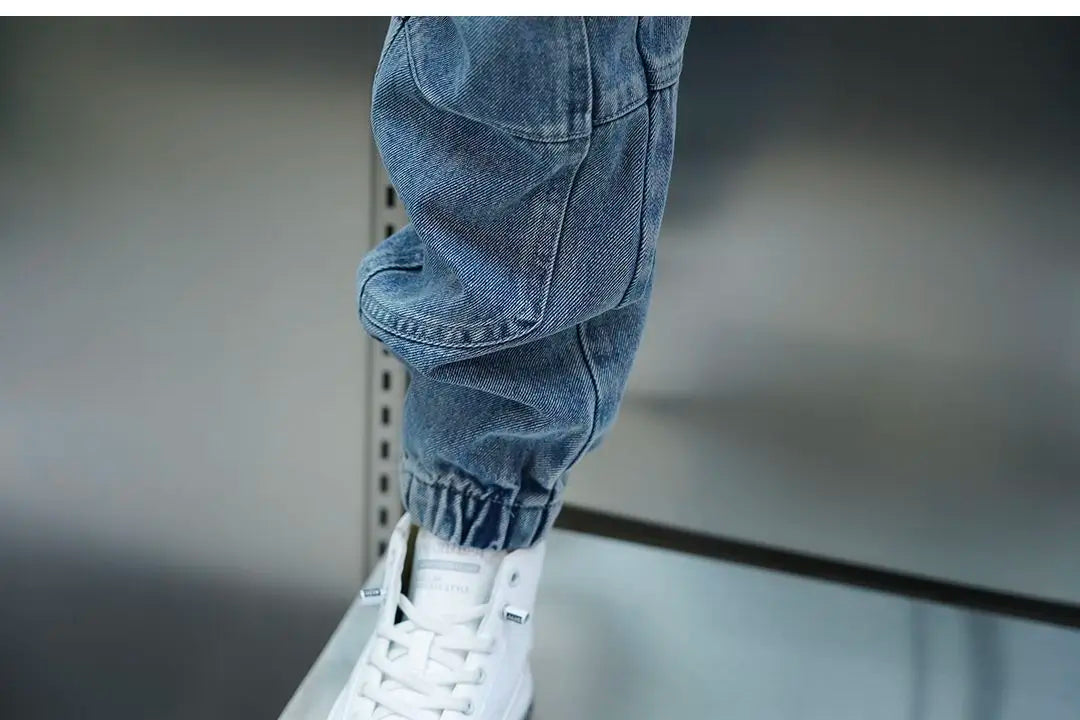 Fashionable Harem Jeans Outdoor Casual Men's Trousers Luxury Brand Men Clothing