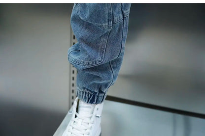 Fashionable Harem Jeans Outdoor Casual Men's Trousers Luxury Brand Men Clothing